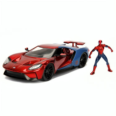 Ford GT Car Year 2017 & Spiderman Scale 1:24